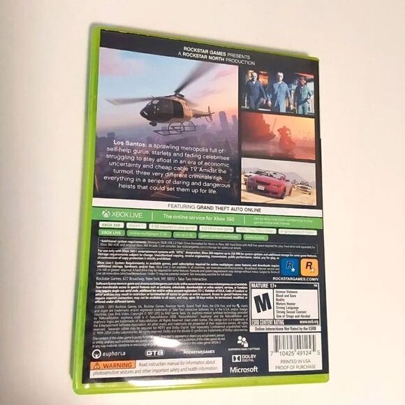 Xbox 360 game Grand Theft Auto V - Picture 2 of 5